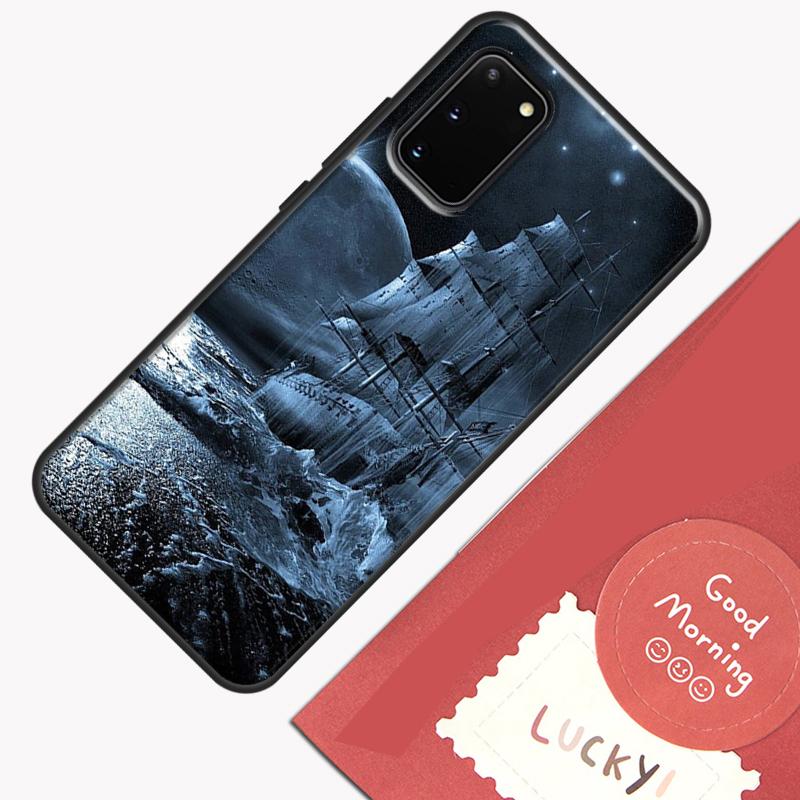 Sailing Pirate Ship Boat Phone Case For Samsung Galaxy S25 S24 S20 S21 S22 S23 Ultra S9 S10 Plus S25 FE Cover Shell