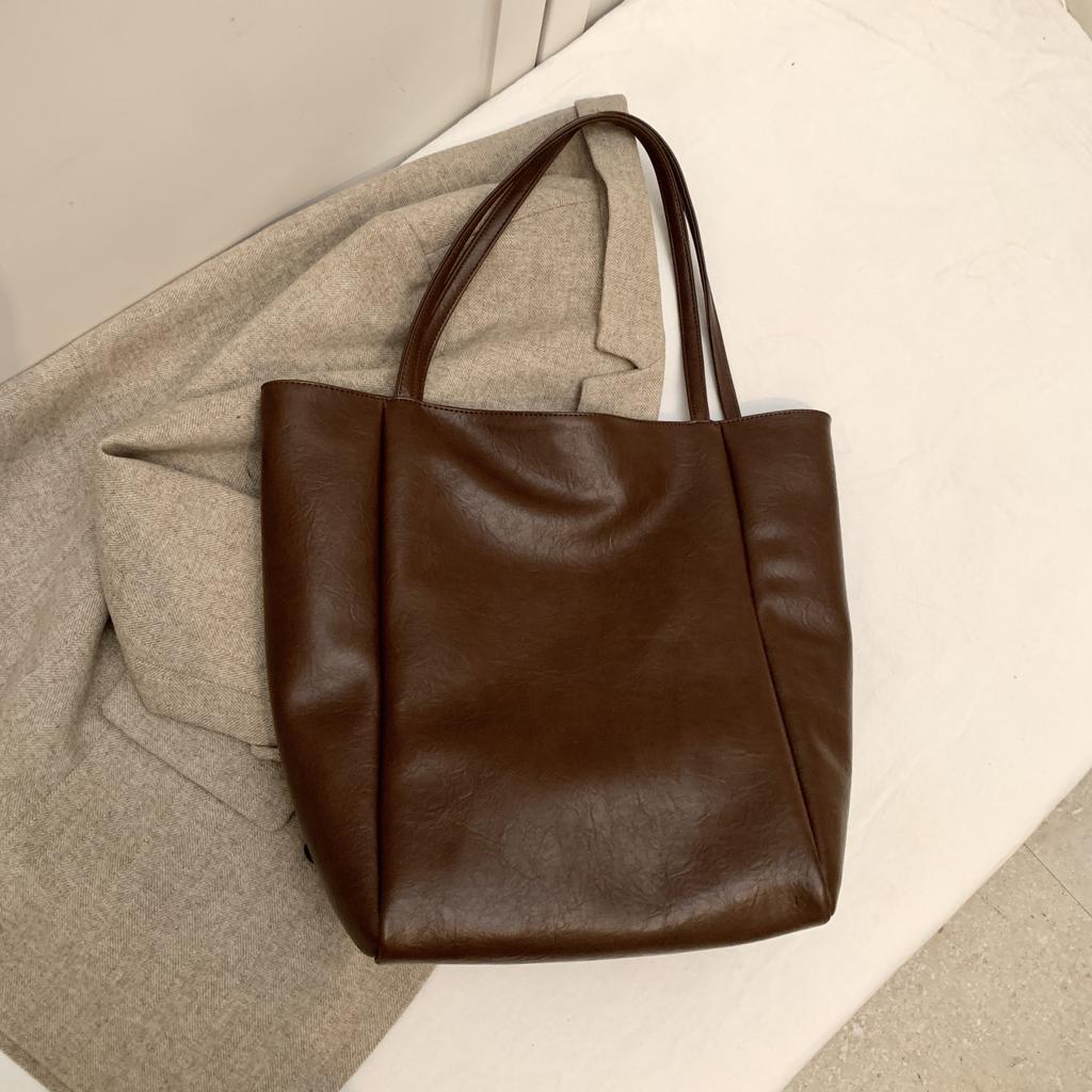 Women's Bag Large Capacity Shoulder Bags High Quality PU Leather Handbags and Purse Female Retro Tote Bags Commute sac a main