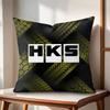 Fashion HHKSSLogo Cushion Cover Natural Linen Organic Fabric DoubleSided Printing Couch Pillow Covers Home Decor