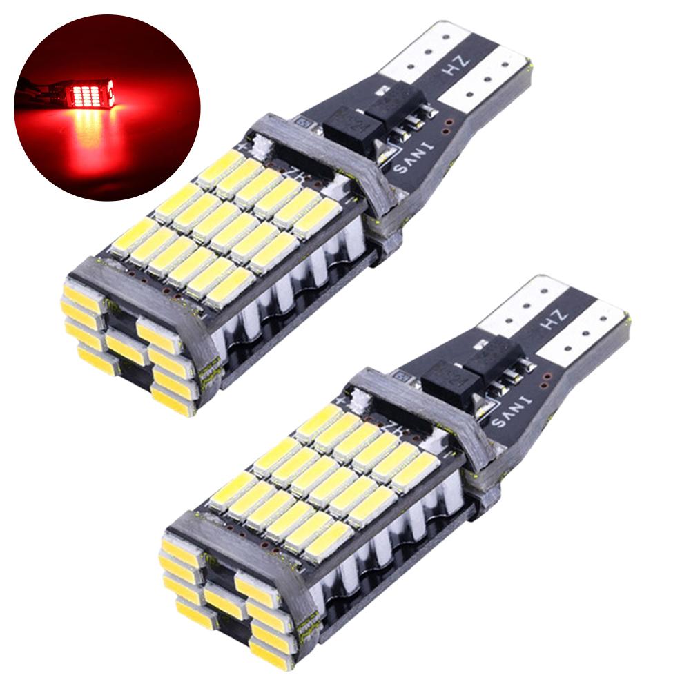 2PCS T15 W16W 921 912 920 LED Bulbs High Power 4014 LED Super Bright 1200LM Replace For Car Reversing Light White