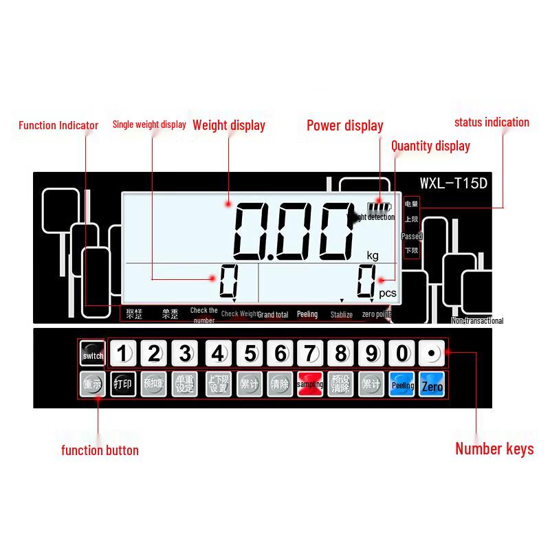 Yingheng High-Precision Stainless Steel Electronic Scale