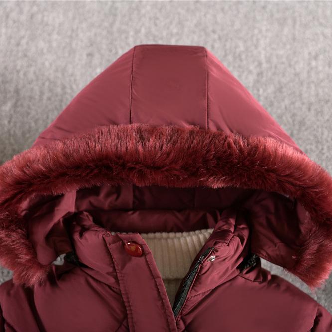 Dziecięce Dziewczęce Kurtki Pikowane Kurtka Dziecięca Gruba