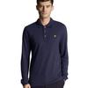 Lyle & Scott Mens Logo Long-Sleeved Polo Shirt