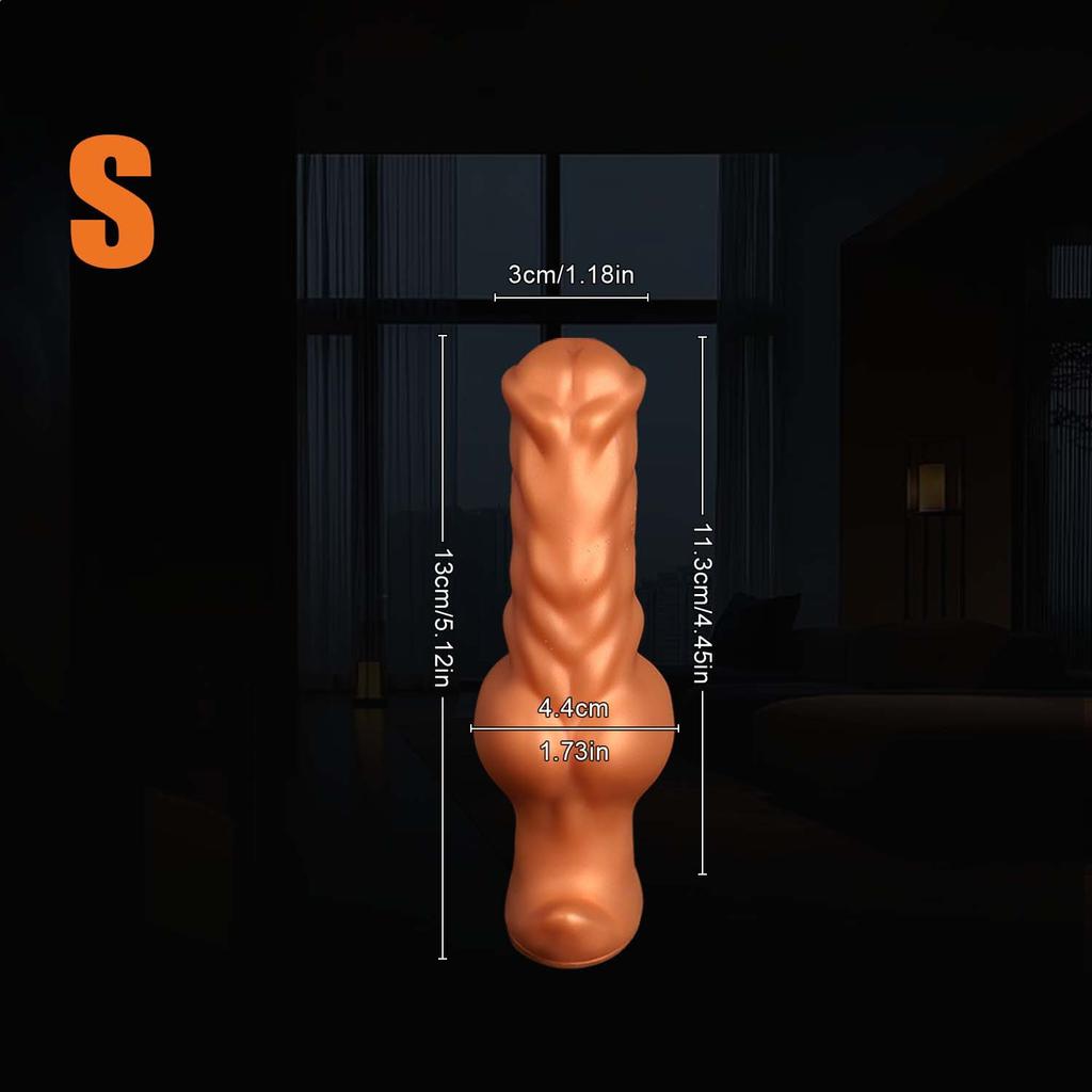 Liquid Silicone Irregular Anal Plug Adult Sex Toy Oversized Irregular Anal Expansion Penis Female Anal Masturbator
