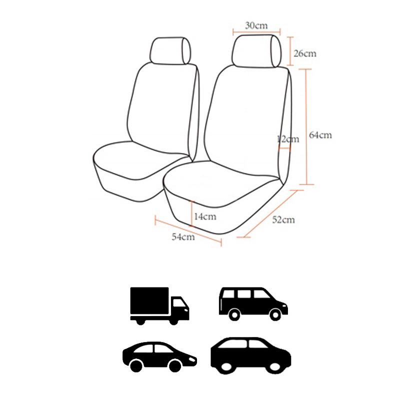 Aicheda 2022 Black Mesh Fabric Car Seat Cover with Grey Diamond Quilting - Universal Four Seasons.
