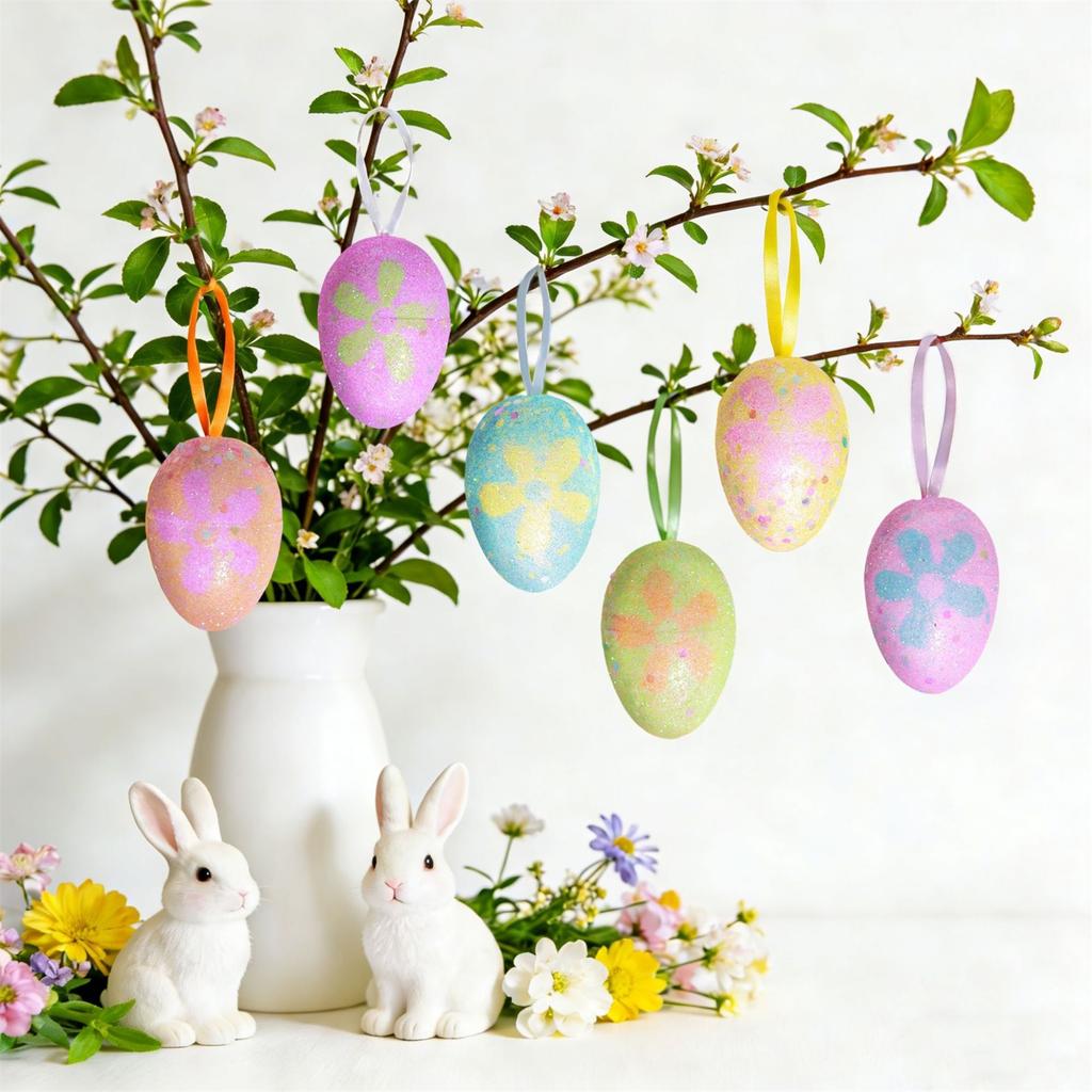 Easter Foam Decorations Easter Holiday Party Home Furnishing Pendants