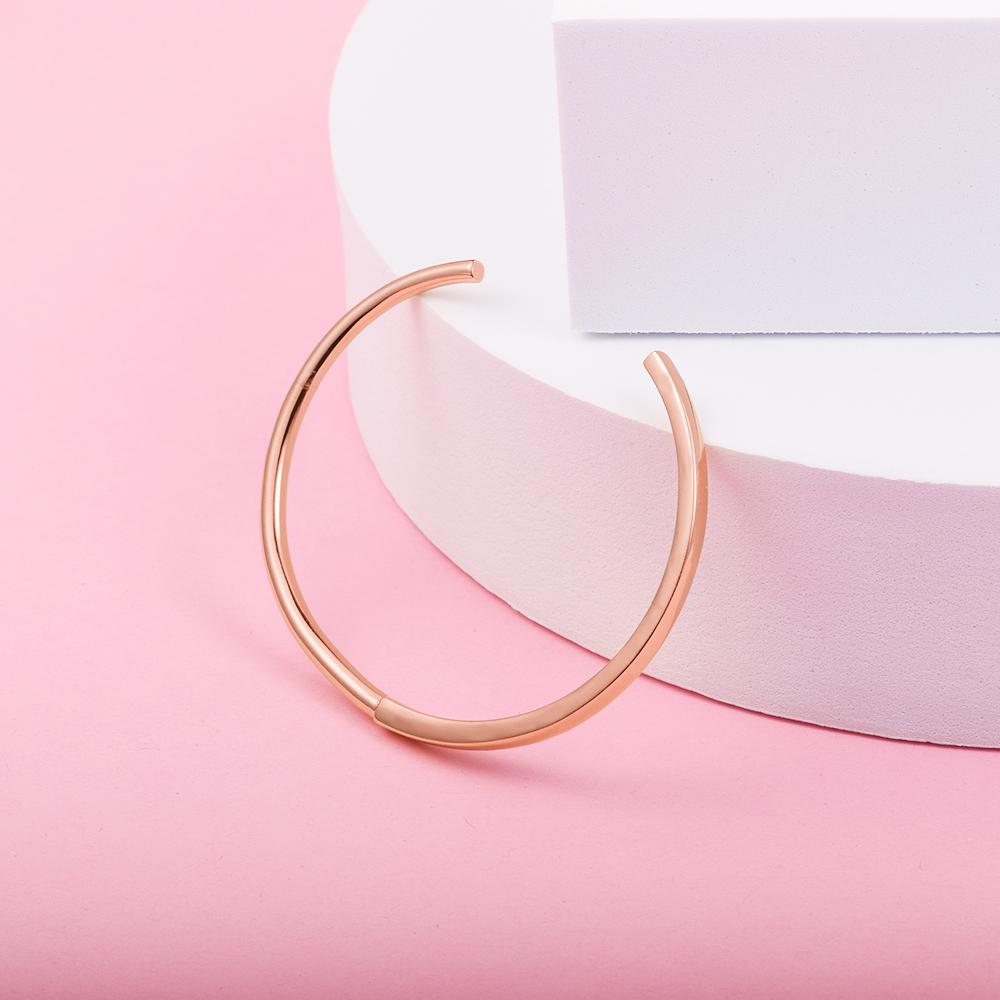 Autumn Signature Bangle Logo Circle New Mother's Day Cheap Ocean Beach Silver 925 Women  Jewelry Female Bracelets