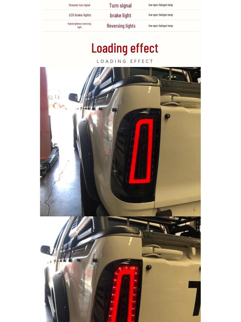 LED Flowing Turn Signal Tail Light Assembly for 2005-2014 Toyota Hilux VIGO