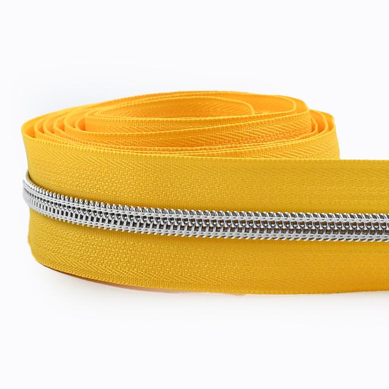 2/3/5/8/10M 5# Nylon Coil Zippers For Bag Clothes DIY Plastic Zipper Tape By The Meter Decorative Zips Repair Sewing Accessories
