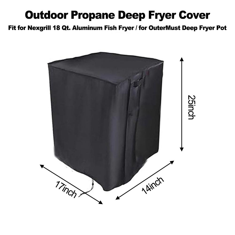 Protective Outdoor Burner Cover Heavy Duty Design Waterproof and Dustproof for Home Brewing and Outdoor Cooking