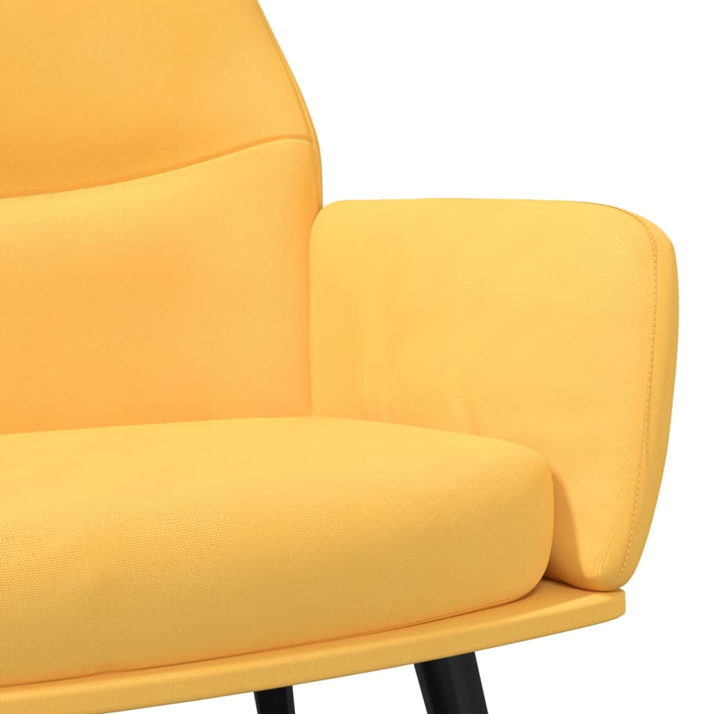 Relax Chair Mustard Yellow Fabric