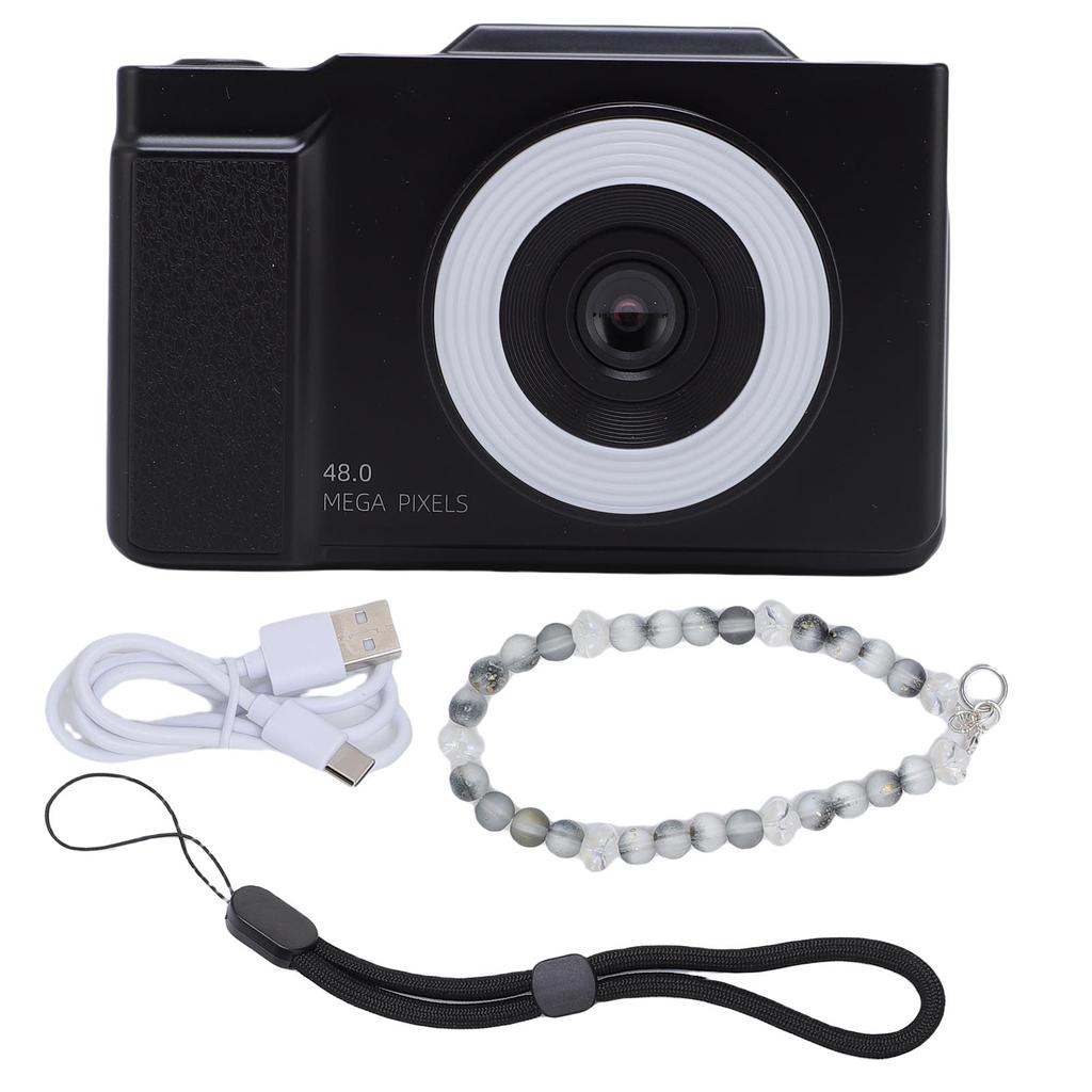 Digitalkamera Autofokus Anti-Shake 48MP 1080P 16x Zoom 2,8 Zoll Klappbildschirm Kamera für Reise Camping