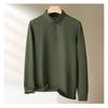 STORN Men's Waffle Long Sleeved POLO Shirt Spring Autumn Casual Top