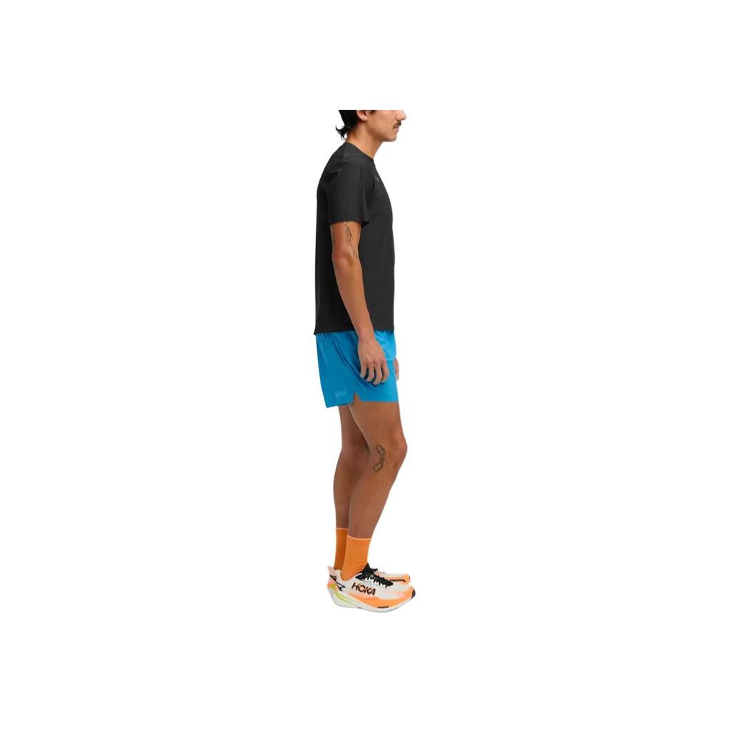 HOKA One One Solid Color Comfortable Versatile Stylish Short Sleeve T-Shirt Men Tops 1175771-BLK