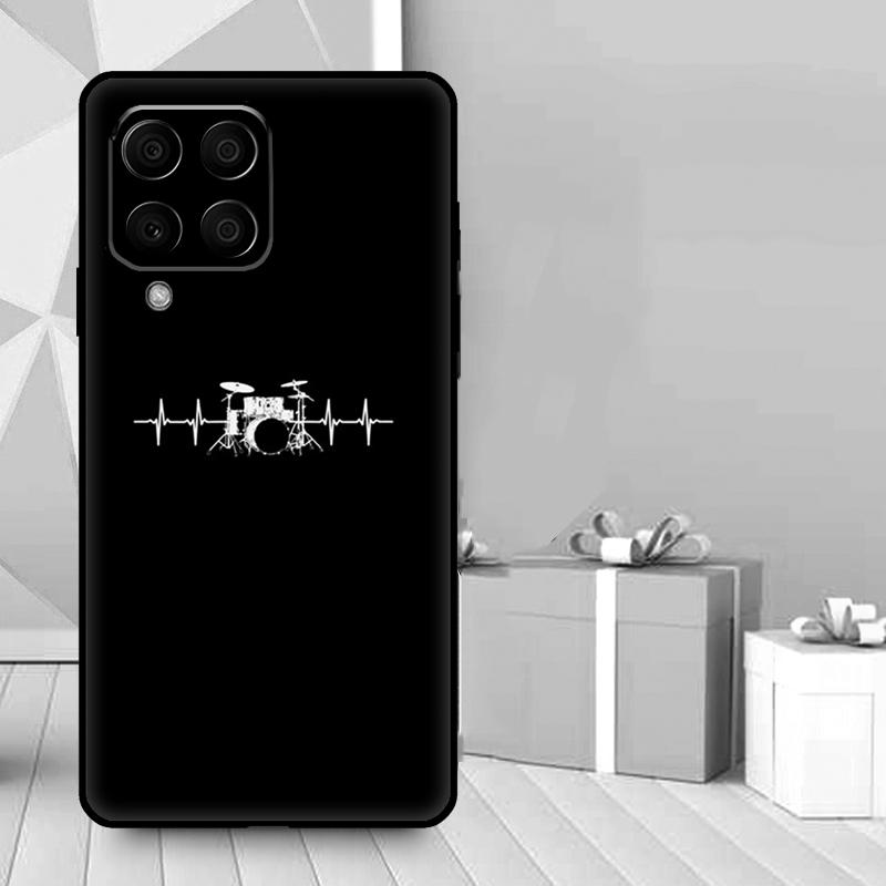Musical Instrument Drum Case For Samsung Galaxy M36 M12 M52 M06 M16 M56 M33 M15 M55 M31 M13 M14 M53 M32 M35 M34 M54