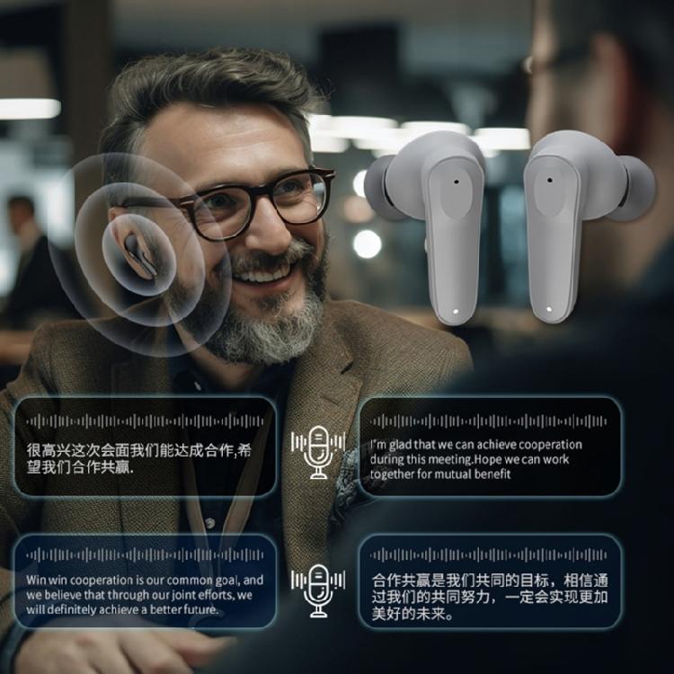 Language Translator Earbuds Translator Earphones 11 Languages Long Battery Life Suitable for Travel Business