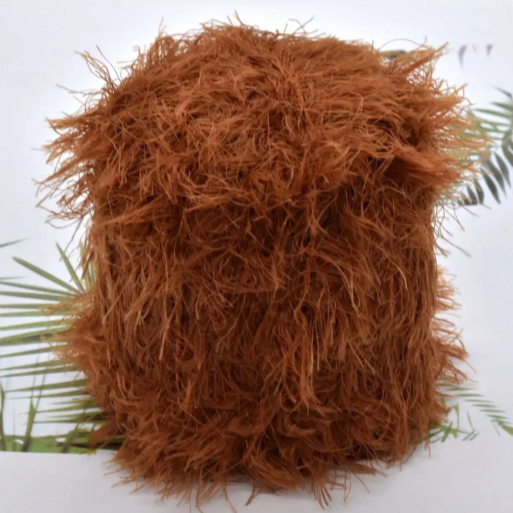 50g/gab Mākslīgās ūdeļu samta dzija DIY roku adīšanai, tamborēšanai, džempera, šalles. Adāmadatas diegs 30m/33yd 60% ūdeļu samts 40% Poliamīda zīds