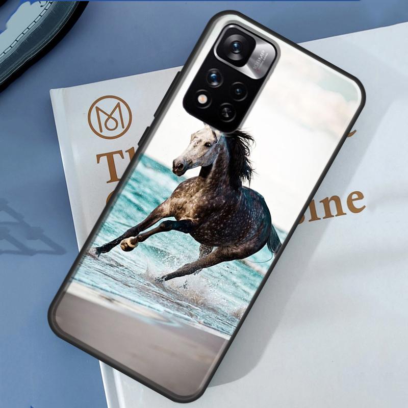 Horses Running Cover For Redmi 9 10 10A 10C 9A 9C 12C Case For Redmi Note 8 9 10 12 11 Pro 9S 10S 11S