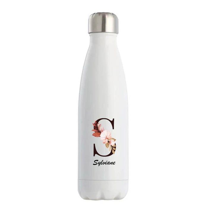 Gourde isotherme - PLANETEE - Sylviane - Double paroi inox - Chaud 12h / Froid 24h - Étanche & sans BPA