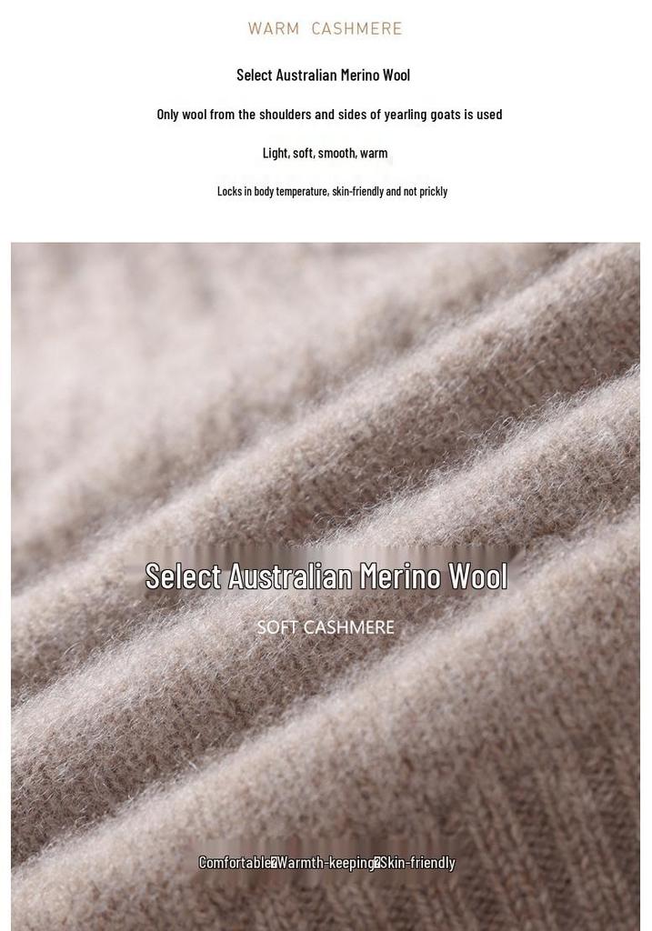Women's Cashmere Cardigan with Frog Button and Qipao Collar - 100% Pure Wool, Retro Style, Thick Knit Sweater Coat