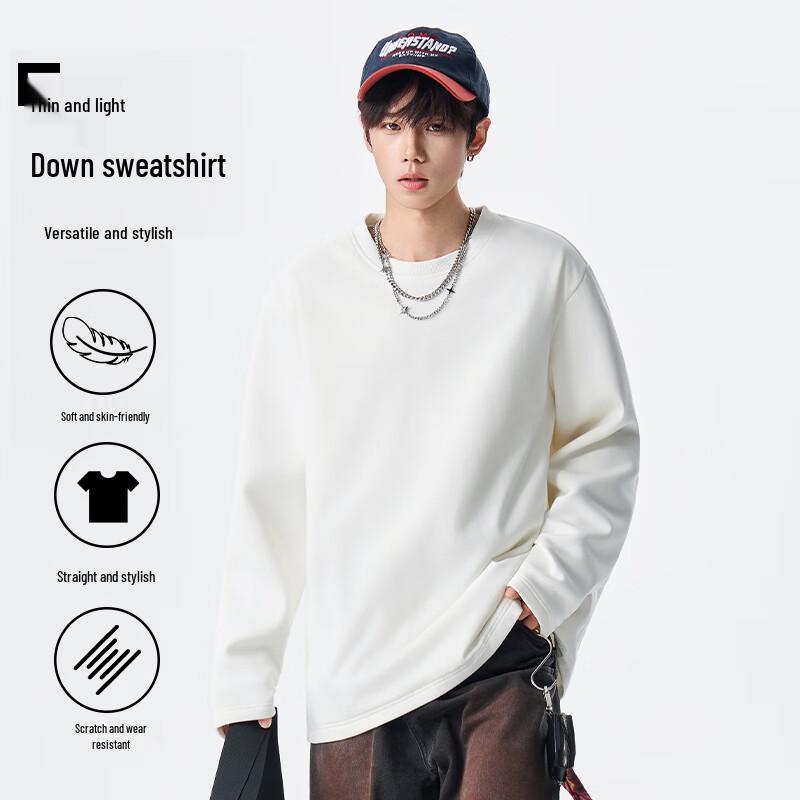 

VUUG Men s Lightweight Down Pullover Sweatshirt L