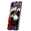 Hard PC Phone Case For Samsung Galaxy Z Flip 7 6 5 4 Black Cover For Galaxy Z Flip 3 Foldable Shockproof Capas Mapache Funda Bag