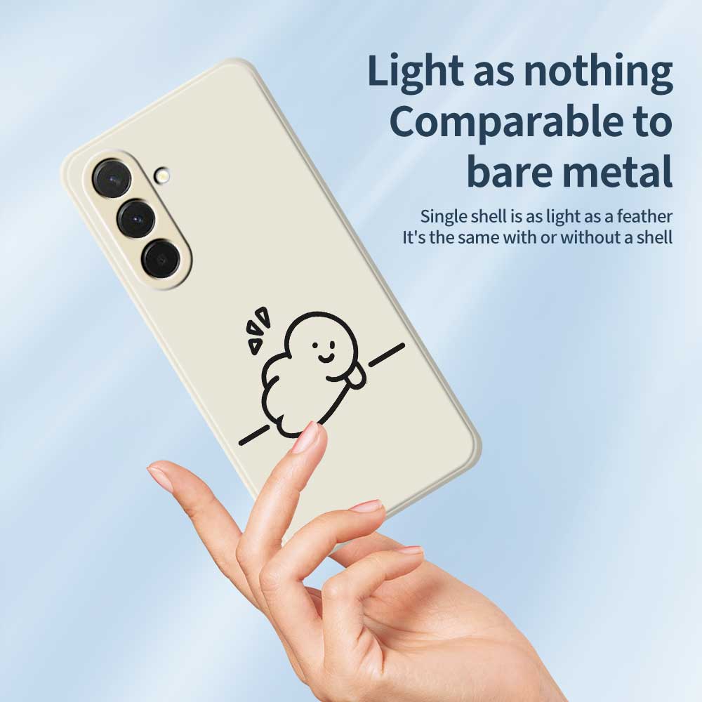 For Samsung Galaxy A36 5G Case Stick Figure Pattern Printing Straight Edge TPU Phone Back Cover