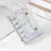 A6 Star Binder Cover Color-Changing PVC Notebook Cover with Reflective Design Transparent Spiral Planner Journal Sketchbook Accessories