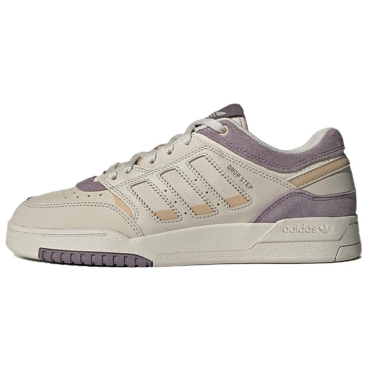 Adidas Originals Drop Step Low White Technology Emerald Low-Top Casual Sneakers Women Sneakers Purple GW9736