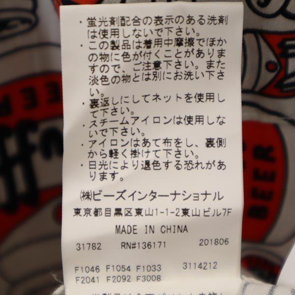 XLARGE Overall handle Short sleeve Open collar shirt M Gray Open collar Men's Used