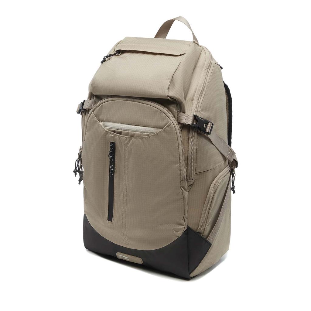 Li Ning Sports Lifestyle Serie Cross Fashion Lässiger Reißverschluss Rucksack Unisex Rucksack Samt-Maus-Braun ABSU343-2