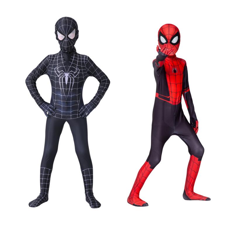 Costume for Kid Adult Miles Morales Spider-Man Cosplay Bodysuit Halloween Carnival Superhero Full Body Zentai Jumpsuit