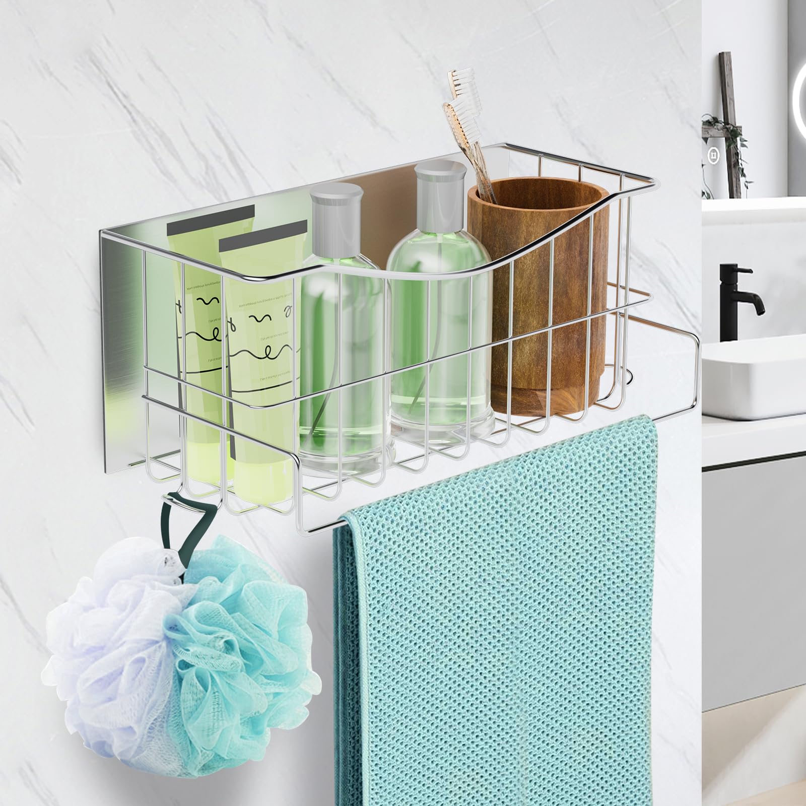 

Powerful Lycklig bathroom stainless shampoo magnetic bath Lycklig bathroom magnetic stainless approximately W29 x D15 x Bathroom magnetic bathroom