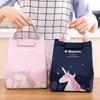 Large-Capacity Lunch Bag Student Cartoon Insulation Bag Office Worker Portable Lunch Box Bag Insulated Waterproof Storage Bag