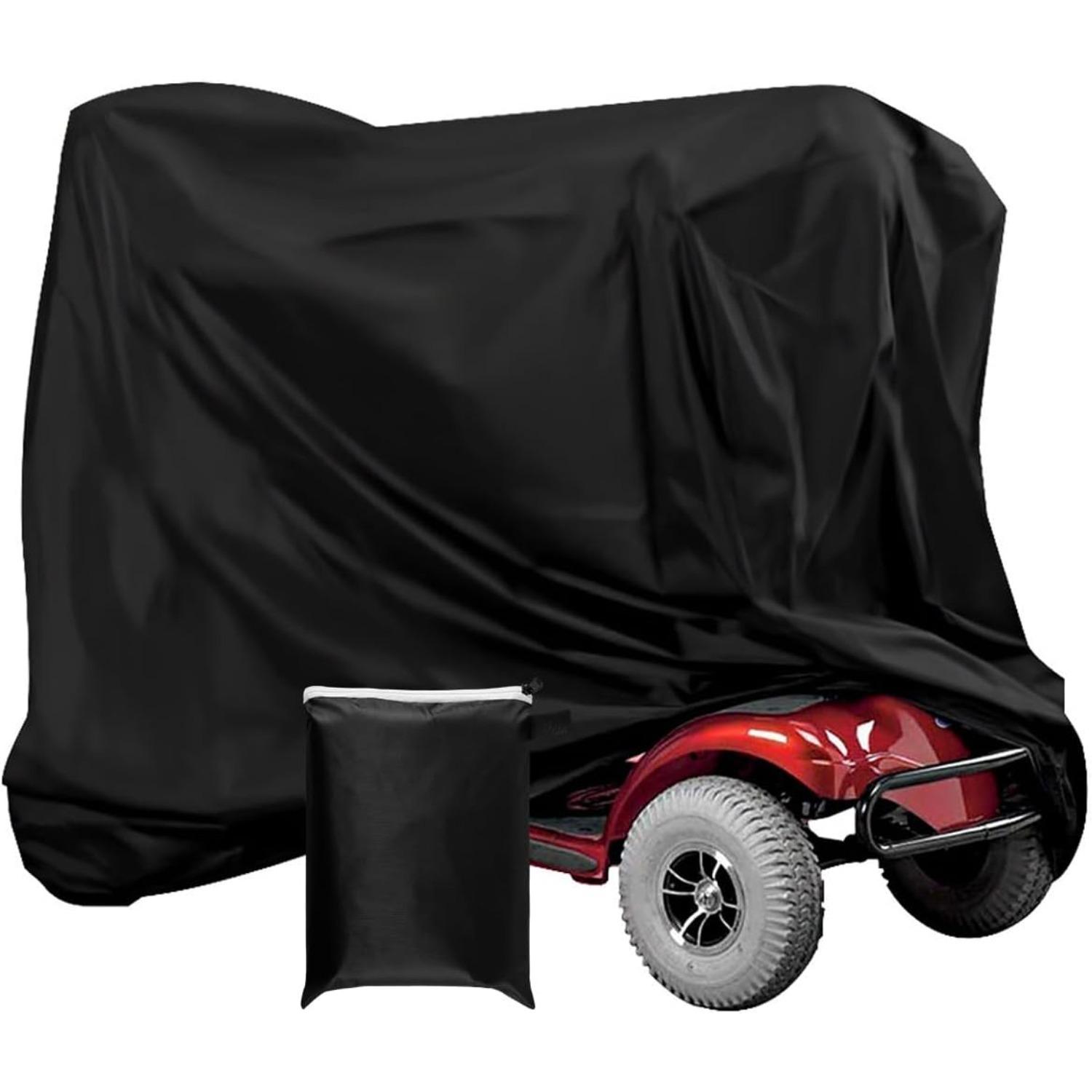 

Heavy Duty Large Mobility Scooter Covers, 190x117x71cm Anti Dust Waterproof 190D Oxford Scooter Cover for Motorbike Scooter Indoor Outdoor Protection
