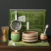 Japanese Rough Pottery Matcha Ceremony Set