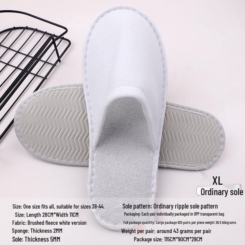 Disposable Non-slip Slippers for Hotels, B&Bs, and Beauty Salons