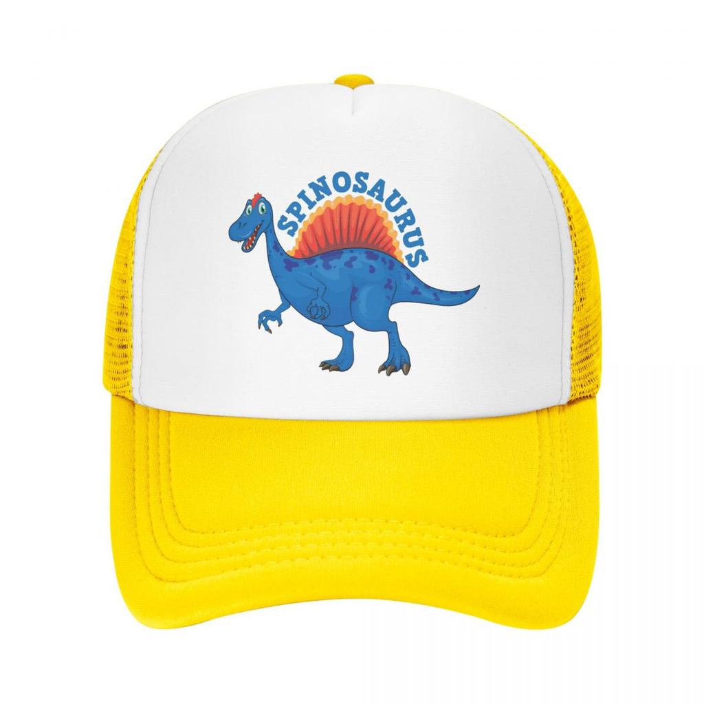 Dinosaur Spinosaurus Trendy Baseball Caps Mesh Hats Summer Fashion Unisex Women Caps