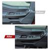 Front Window Lift Panel Switch Trim Cover for Ford F-150 + Black Wood Grain