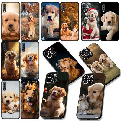 Golden Retriever Hund Haustier Tier Handyhülle für Samsung Galaxy Note 20 9 10 S8 S10 Lite S9 Plus A54 A53 A21S S10E A17 Hülle Case