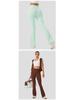 Women's High Waist Slimming Flare Yoga Pants - Butt Lifting Cropped Fitness & Running Trousers