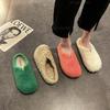 Kort Pluche Dames Warme Binnenpantoffels Comfortabele Instappers Herfst Winter Slides Maat 35-40 Pantuflas Mujer Dames Casual Schoenen