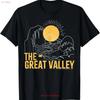 Land Before Time Sonnenaufgang über dem Großen Tal T-Shirt vintage gewaschen Lässige Streetwear Herren Designer Kleidung Vielseitig
