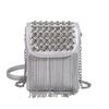 Bags, personalized rivet small bag, 2025 new Korean version fashion, niche and versatile women's chain crossbody small square bag