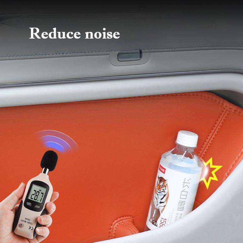 For Huawei Aito M5 M7 M9 2026 2026 Car Door Slot Storage Box Leather Protective Pad Cover WaterProof Barrel Interior Accessories
