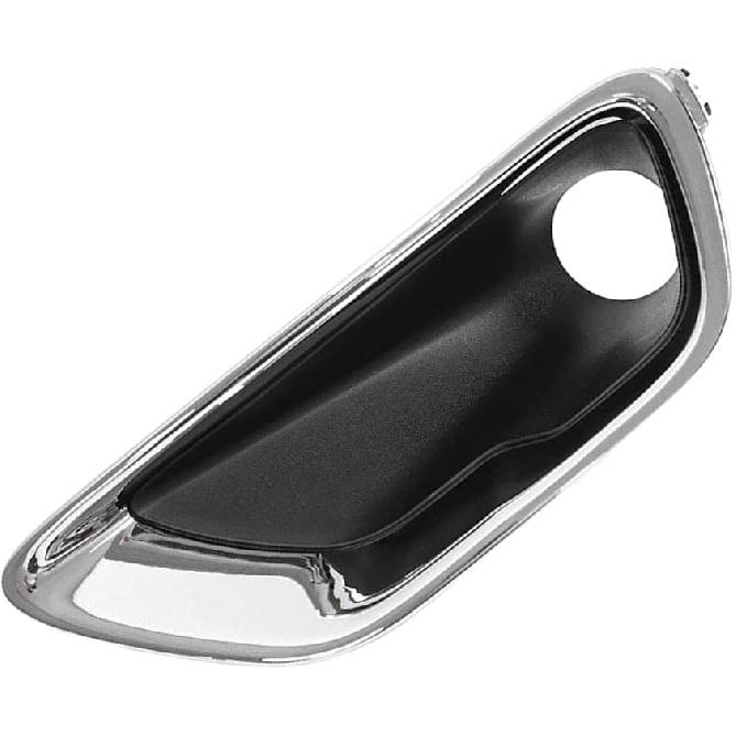 Front Bumper Fog Light Cover Bezel, Passenger Side Fog Lamp Cover Front Right Bumper Light Hole Trim Bezel, 2016-2020 Compatible with Jeep Grand