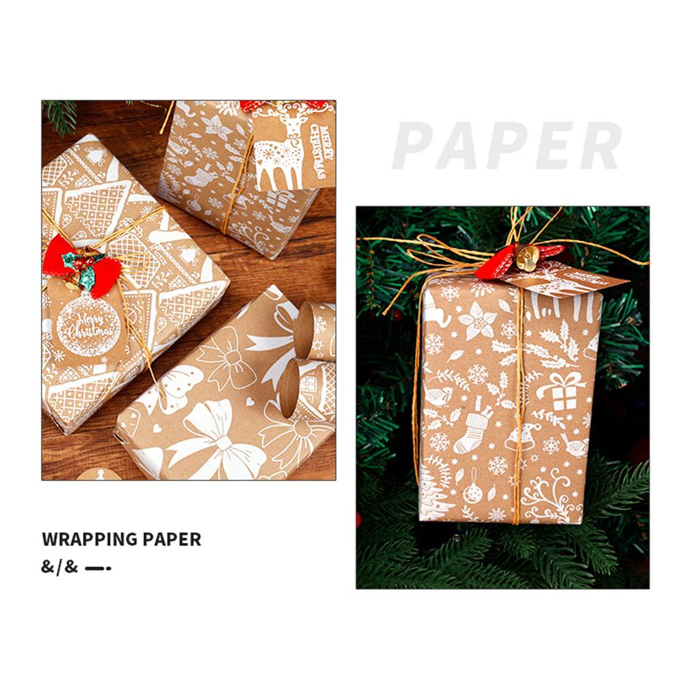 Festival-Geschenkpapier Festliches Dekorationspapier Weihnachtspapier Schnee für Weihnachtsgeschenke Saisonale Veranstaltungen