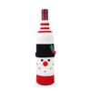 Knitted Santa & Snowman Wine Bottle Covers - Christmas Party Decor