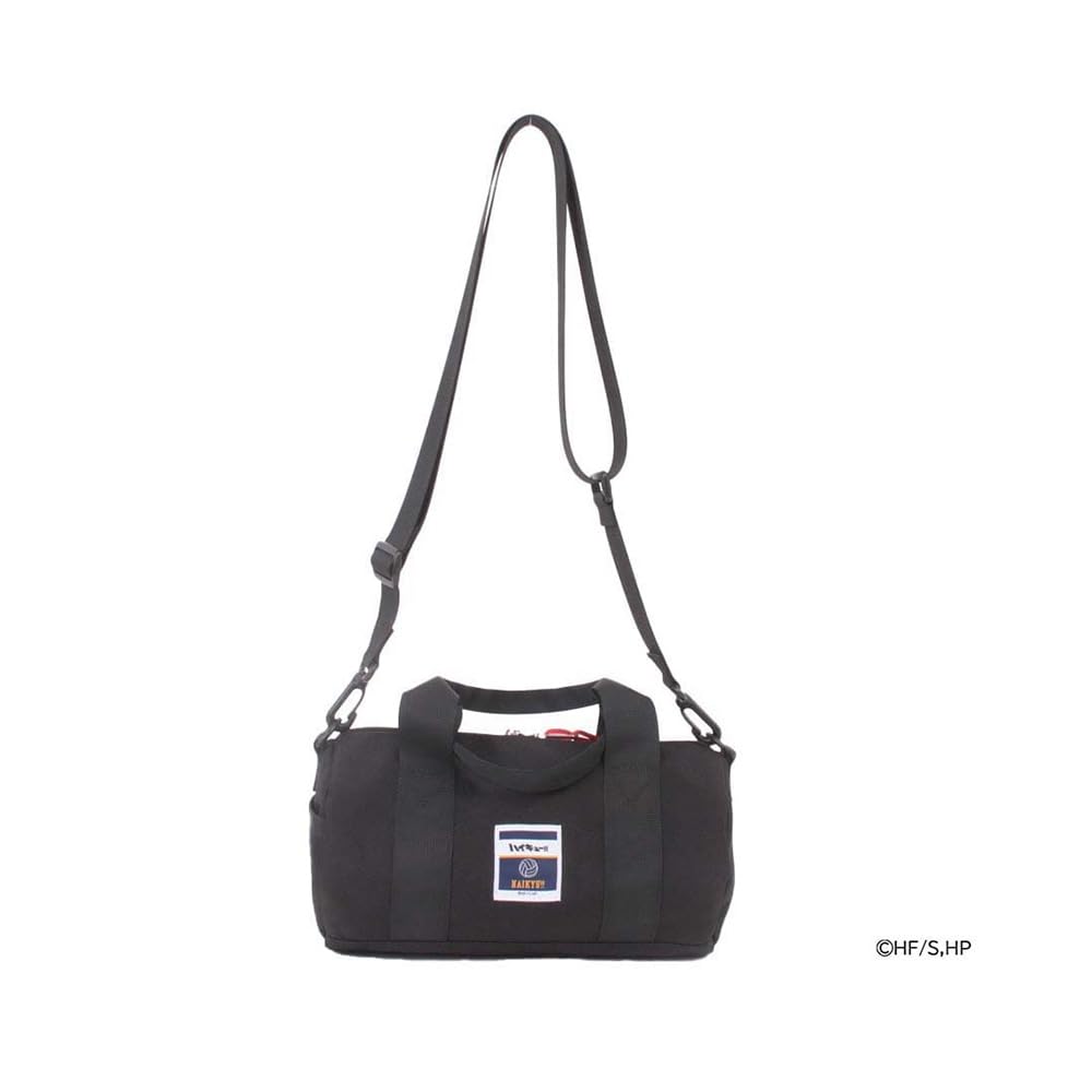 Collaboration Mini Roll Boston Bag ODHQ02 Nekoma High School [Outdoor Products] Haikyuu!! 10 (Black)