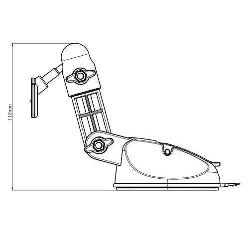 Yupiteru Portable Navigation Option Suction Cup Base Single OP-CU95